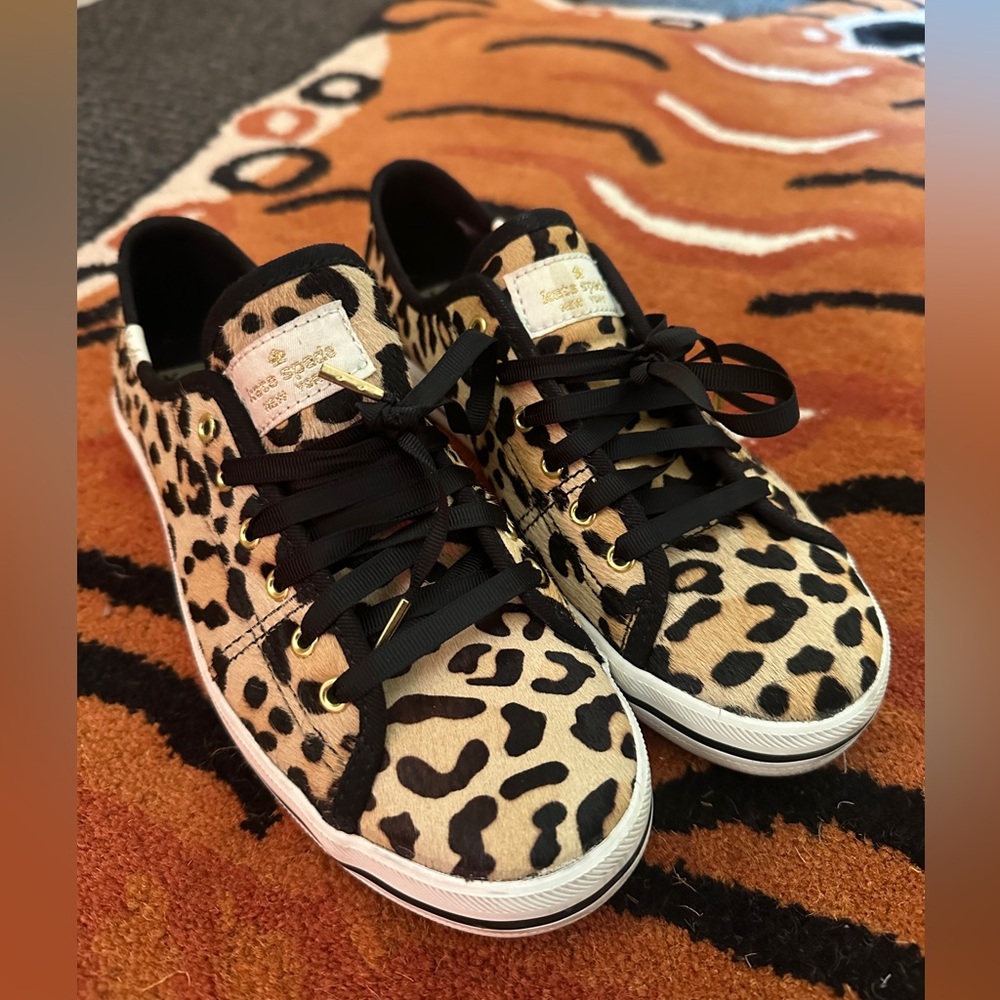 Kate Spade Calf Hair Leopard Keds